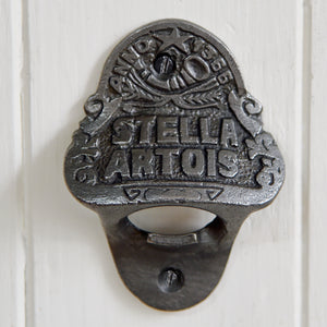 Stella Artois wall mounted metal bottle opener