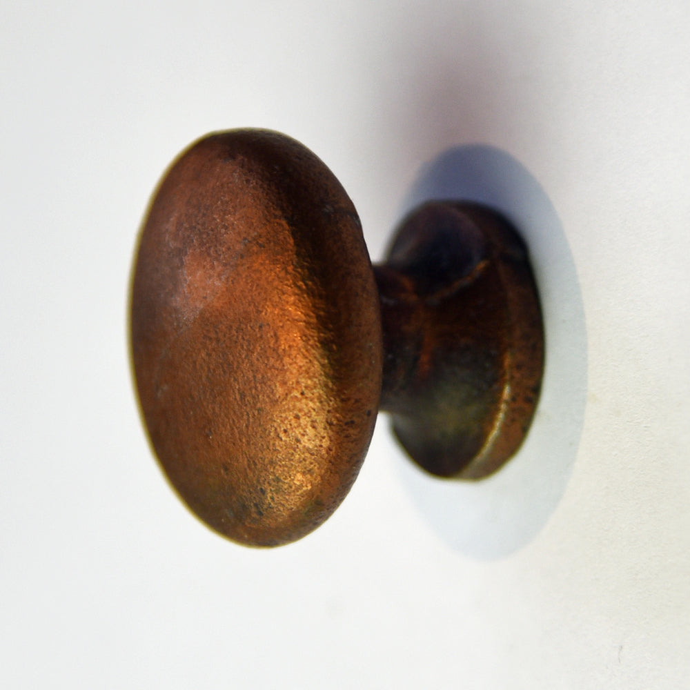 Round Copper Cupboard Knob