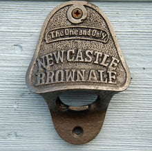 Newcastle Brown Ale vintage wall mounted beer bottle opener