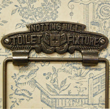 Vintage Notting Hill wall mounted toilet loo roll holder.