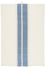 Danish Blue Stripe Cotton Tea Towel