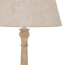 Chichester natural wood table lamp