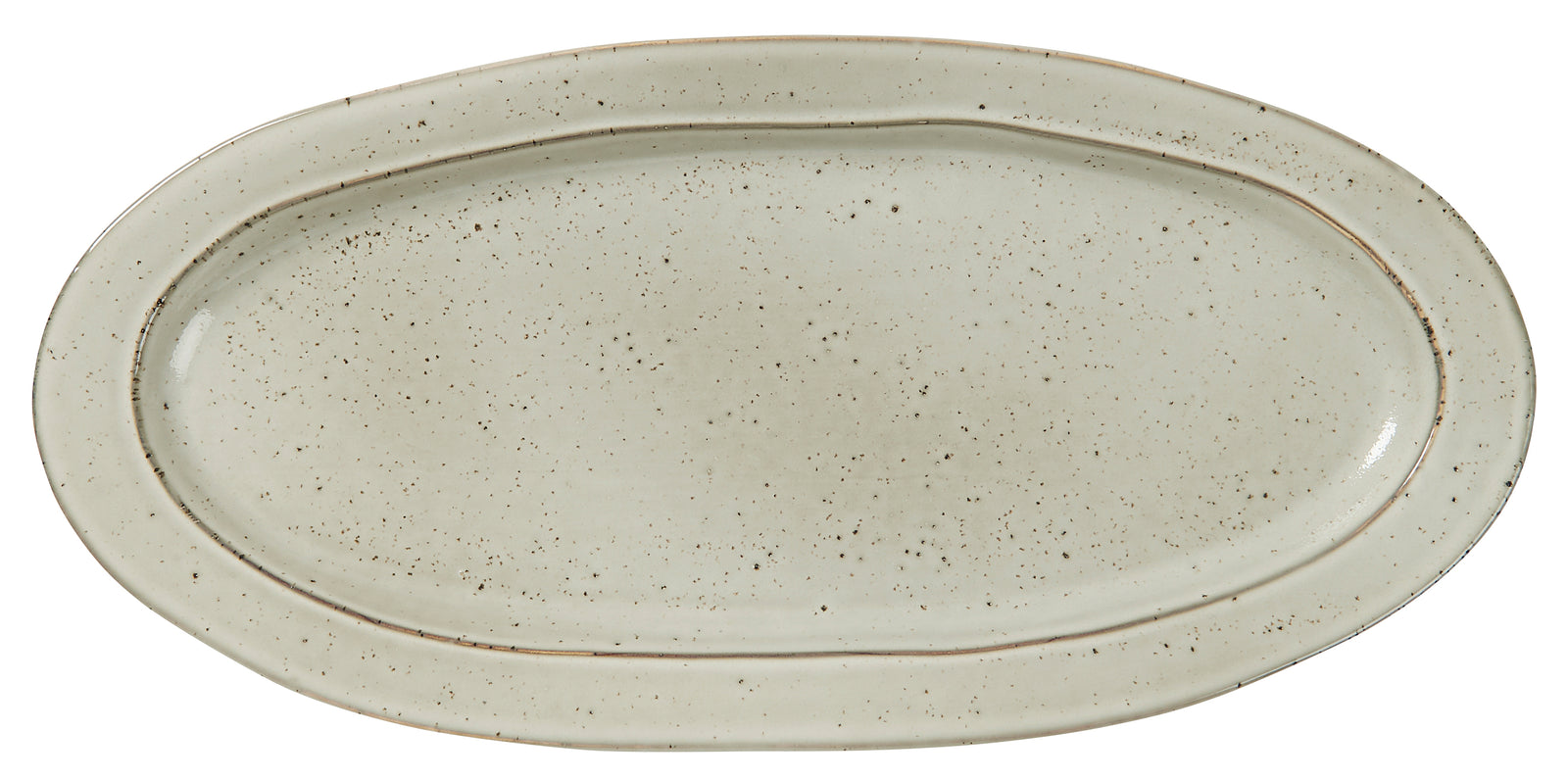 Danish Stone Ware Oval Serving Plate