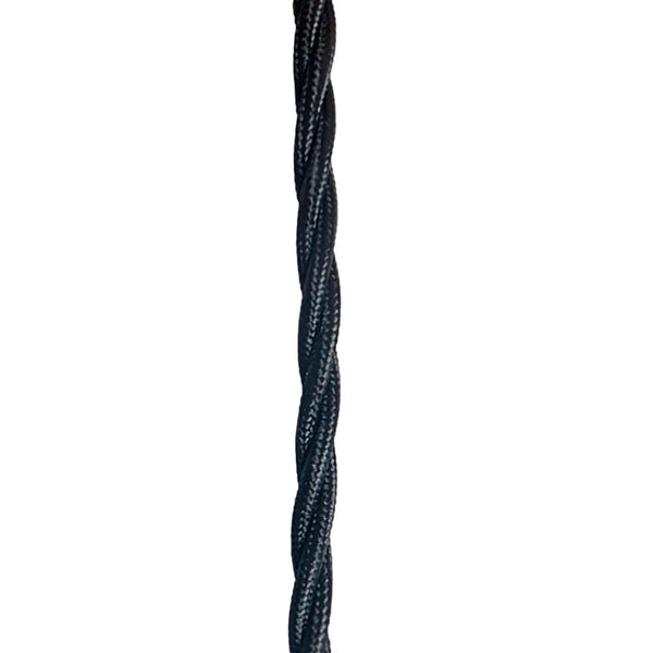 Black braided cable