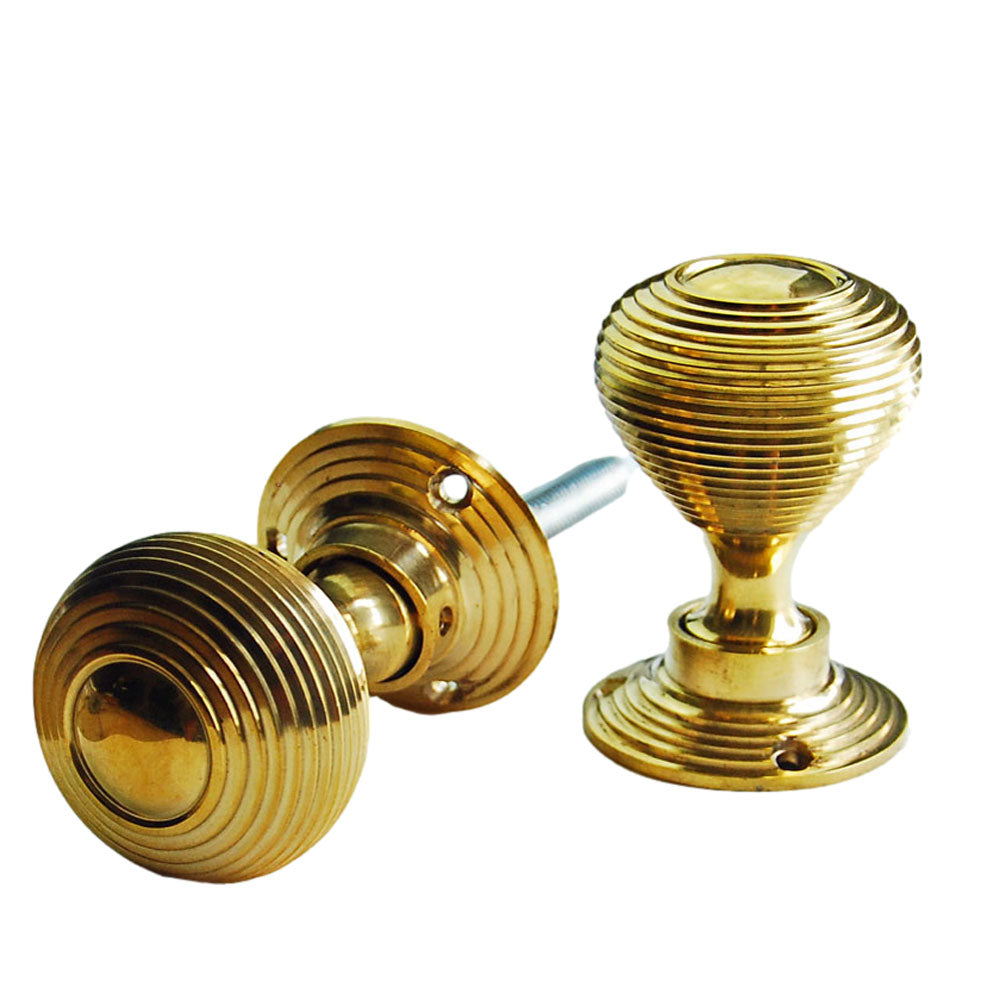 Brass Beehive (pair) - Victorian Door Knobs