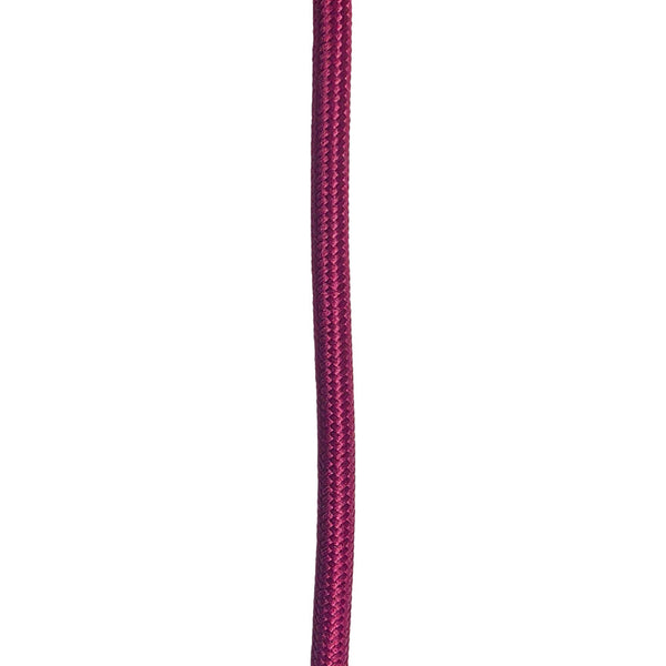 Burgundy braided cable