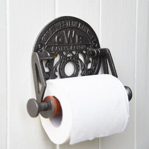 Traditional GWR railways wall mounted toilet loo roll holder.