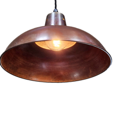 Antique copper pendant light shade 360mm