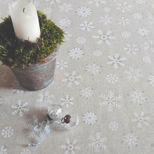 Snowflake Christmas tablecloth