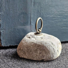 Grey Stone Doorstop