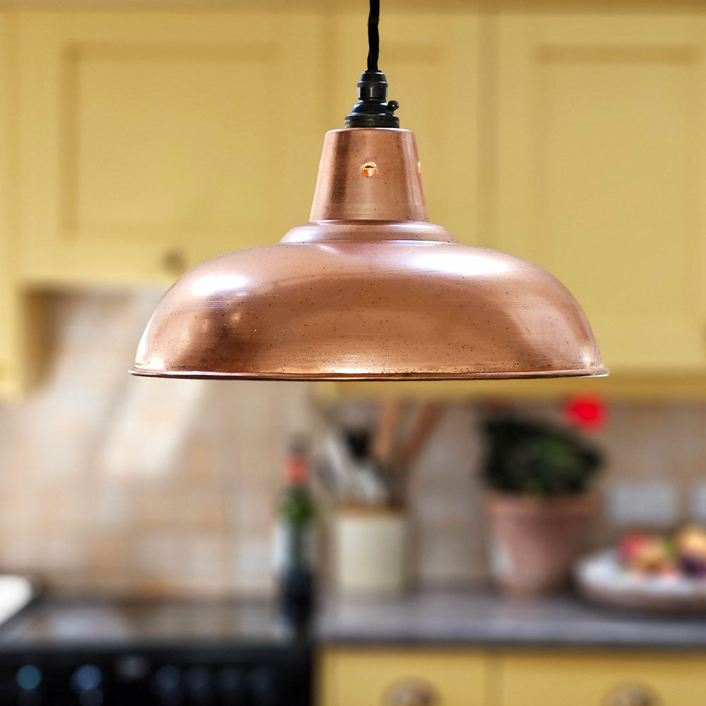 Polished Copper Kitchen Pendant Lights Uolfin 1 Light Mini Polished