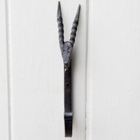 Forged Iron Gazelle Coat Hook