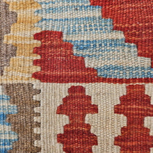 Close up of kilim rug