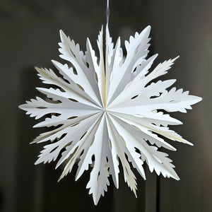 Retro Origami Paper Snowflake Decoration