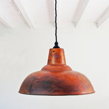 Large retro antique copper pendant ceiling light shade 360mm