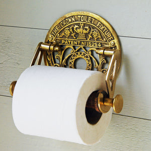 Antique toilet paper holder