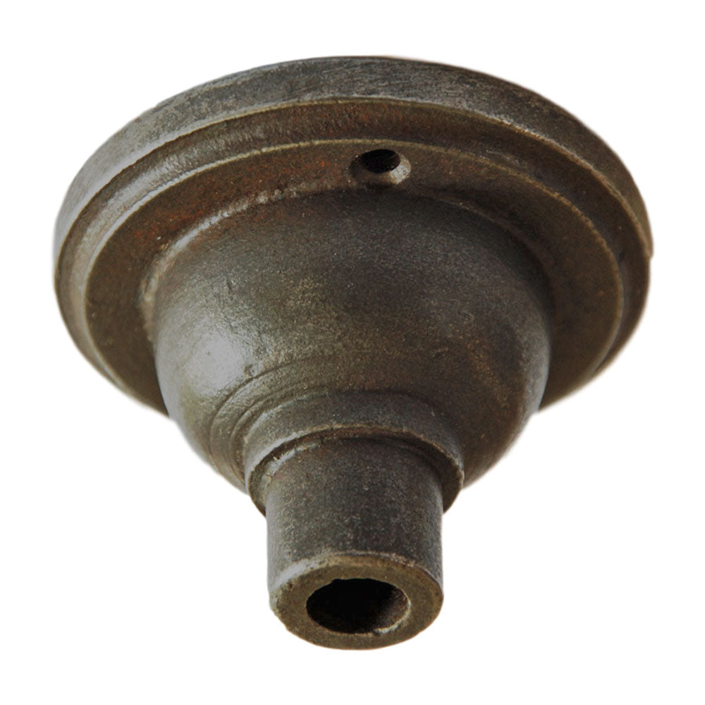 Antique iron ceiling rose for pendant shades and ceiling lights.