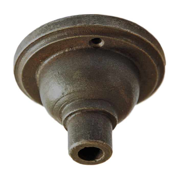 Antique iron ceiling rose for pendant shades and ceiling lights.