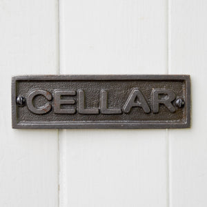 Cellar Door Sign