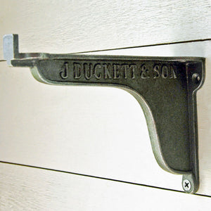 Vintage cast iron Duckett girder shelf support bracket