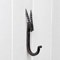 Forged Iron Gazelle Coat Hook