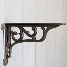 Cast iron decorative shelf bracket