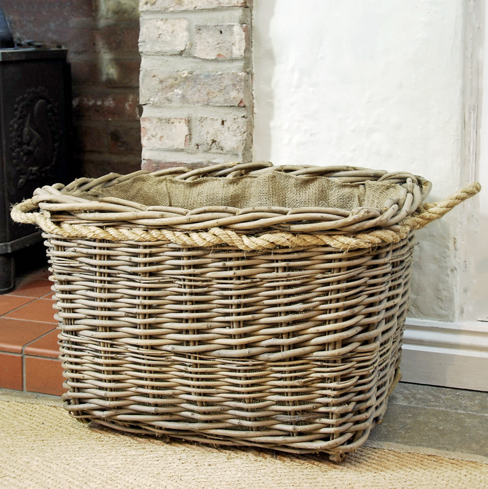 Large log basket deals