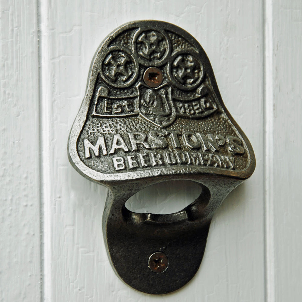Marstons vintage wall mounted beer bottle opener