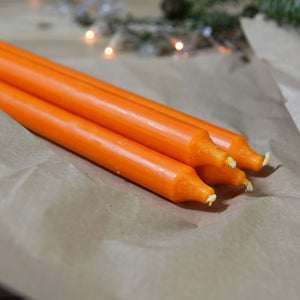 Orange Long Danish Candle