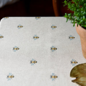 Italian bumble bee print top grade linen oilcloth