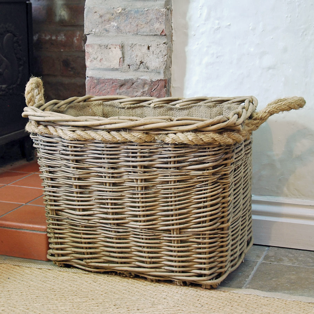 Small mill wicker log basket