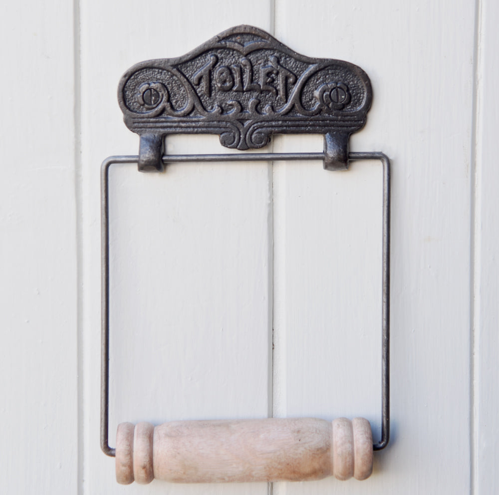Toulouse vintage design wall mounted toilet holder