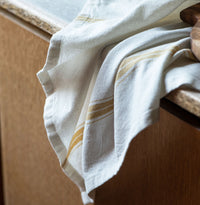 Danish Mustard Stripe Tea Towel