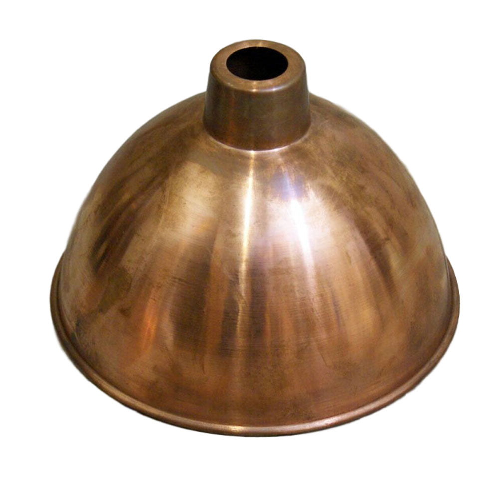 Canterbury antique copper finish domed 215 mm pendant ceiling shade