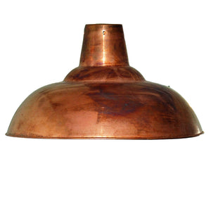 Large retro antique copper pendant ceiling light shade 360mm