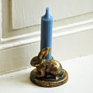 Brass Bunny Candle Holder