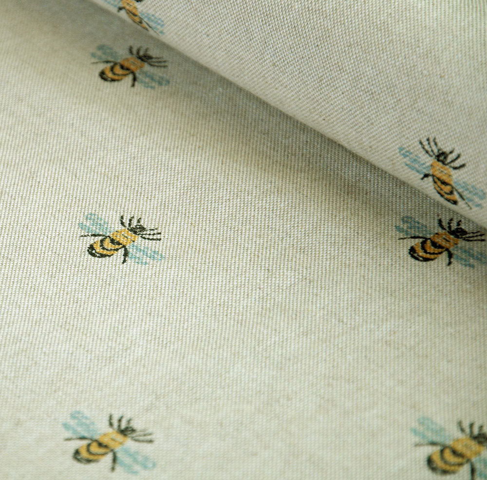 French bumblebee linen curtain and upholstery fabric