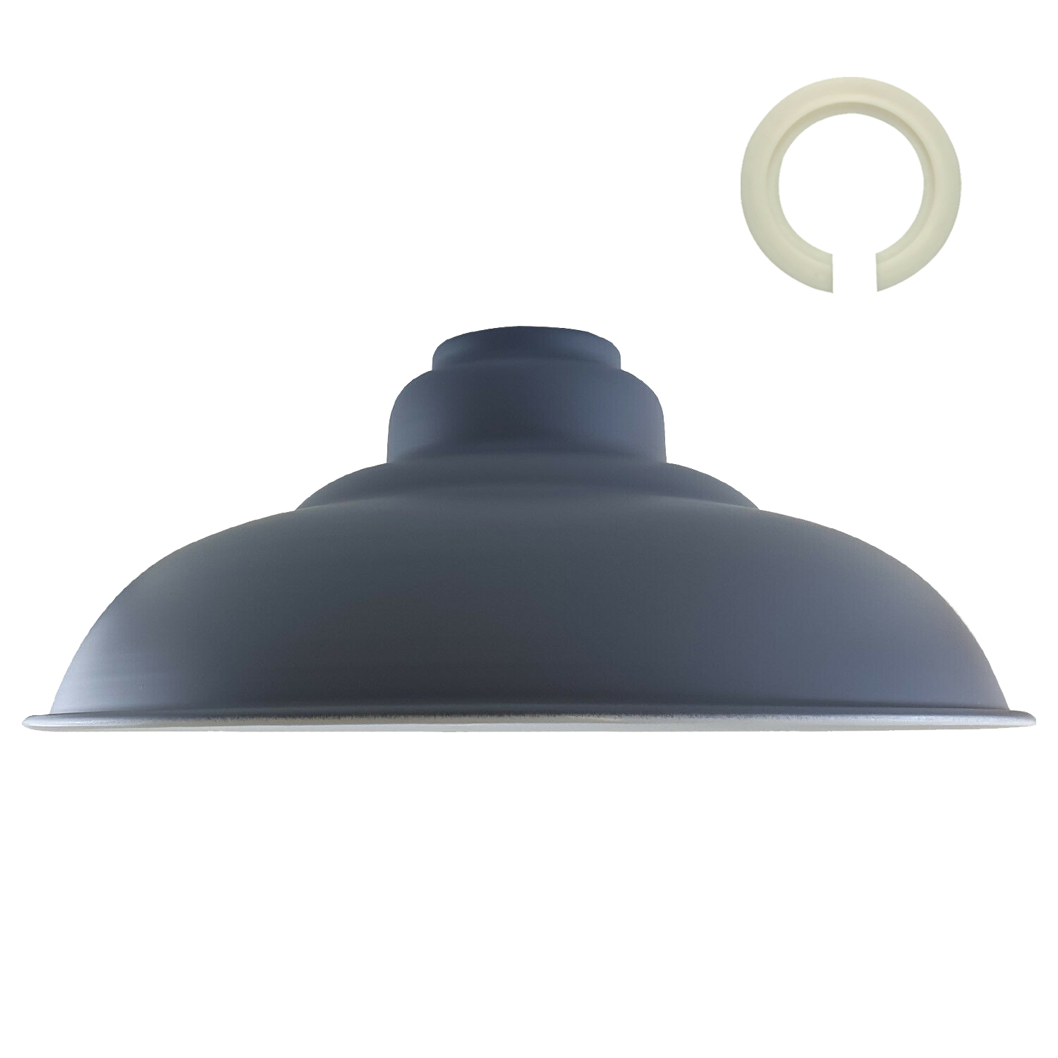 Saltaire 320 mm Grey Pendant Shade