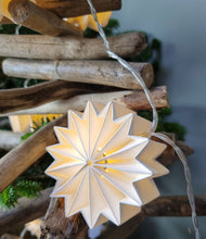 Origami Paper Flower LED String Lights
