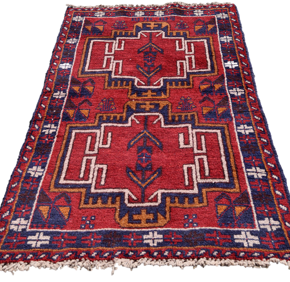 Pure Wool Afghan Belouch Floor Rug