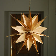 Scandi hanging star decoration