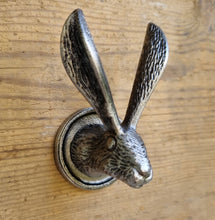 Cast Pewter Style Hare Drawer Pull