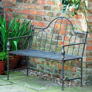 Bayswater antique design iron garden bench