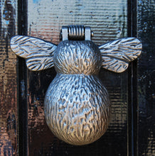 Vintage antique iron bee door knocker