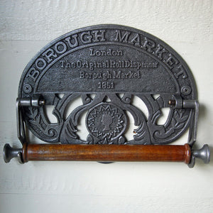 Borough Market antique design wall mounted kitchen roll holder