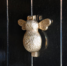 Solid brass bee door knocker