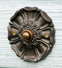 Round bell push antique Harworth door buzzer
