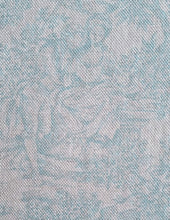 Duck egg blue toile de jouy curtain and upholstery fabric