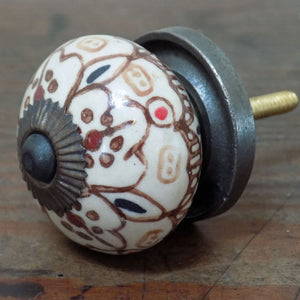 Edwin vintage style ceramic drawer knob