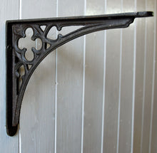 Antique cast metal Gothic decorative wall shelf bracket